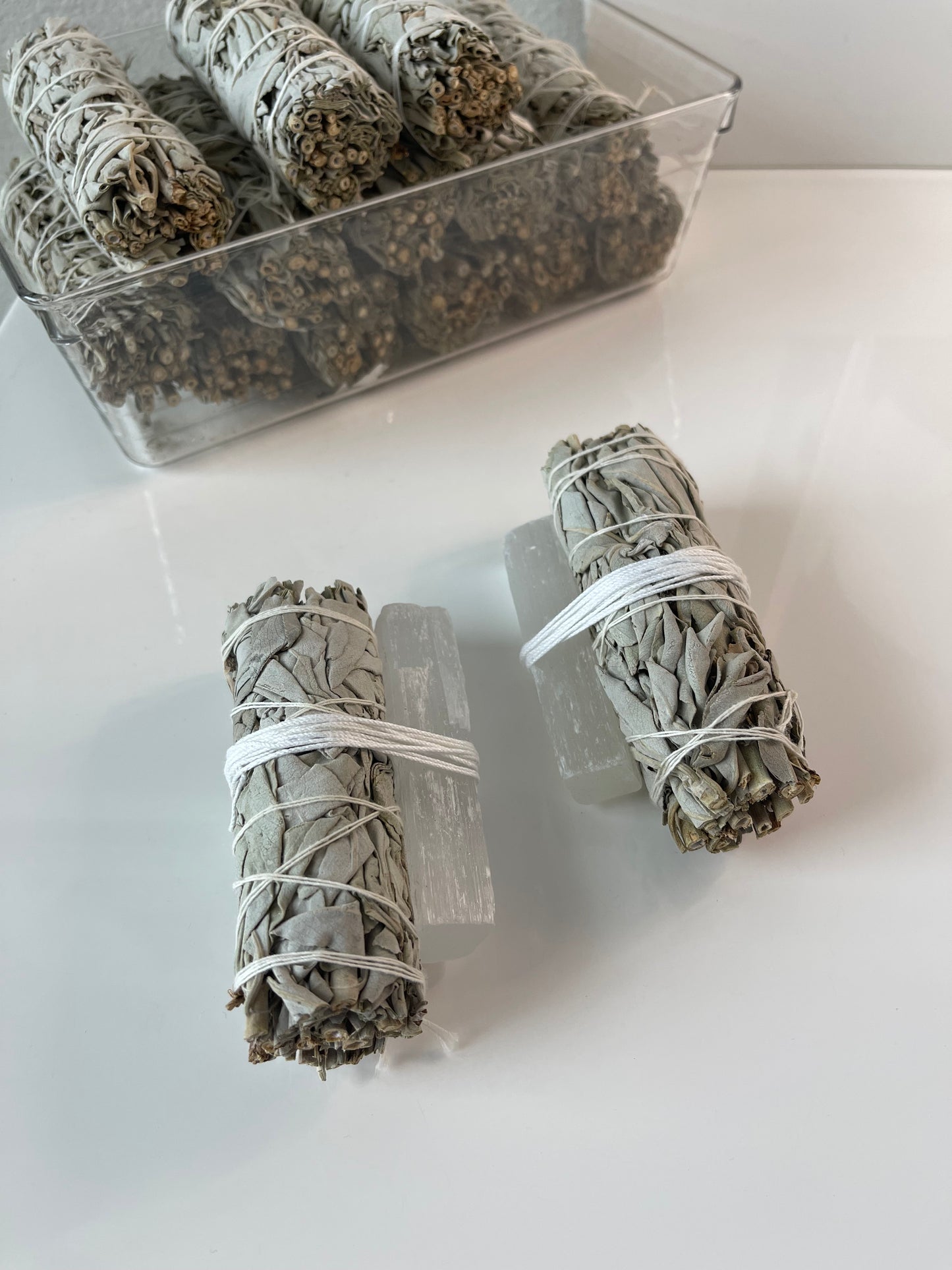 Sage + Selenite