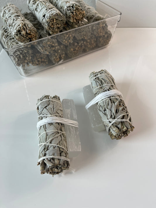 Sage + Selenite