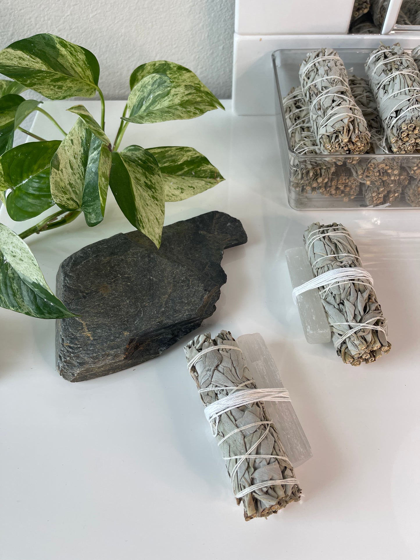Sage + Selenite