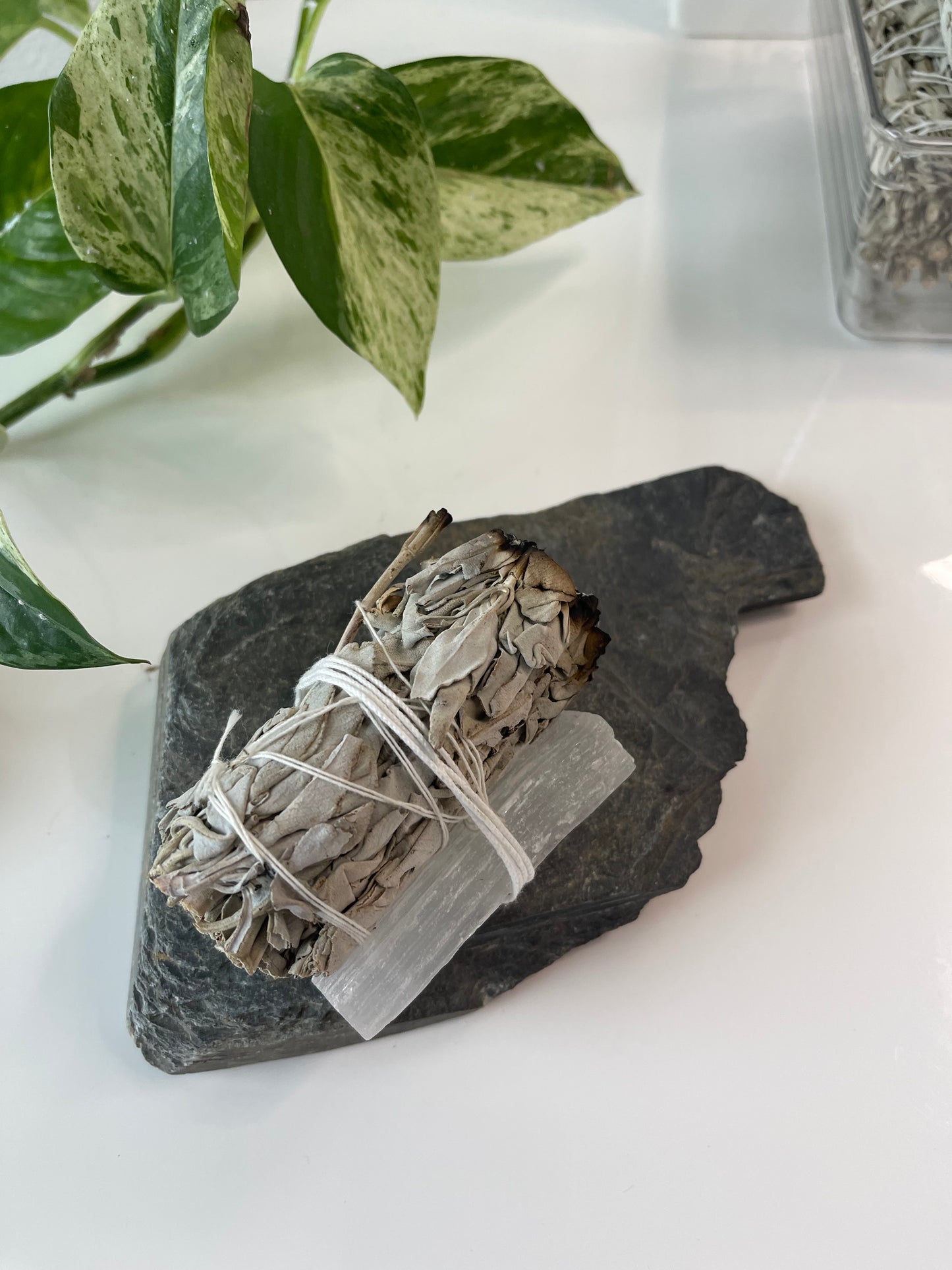 Sage + Selenite