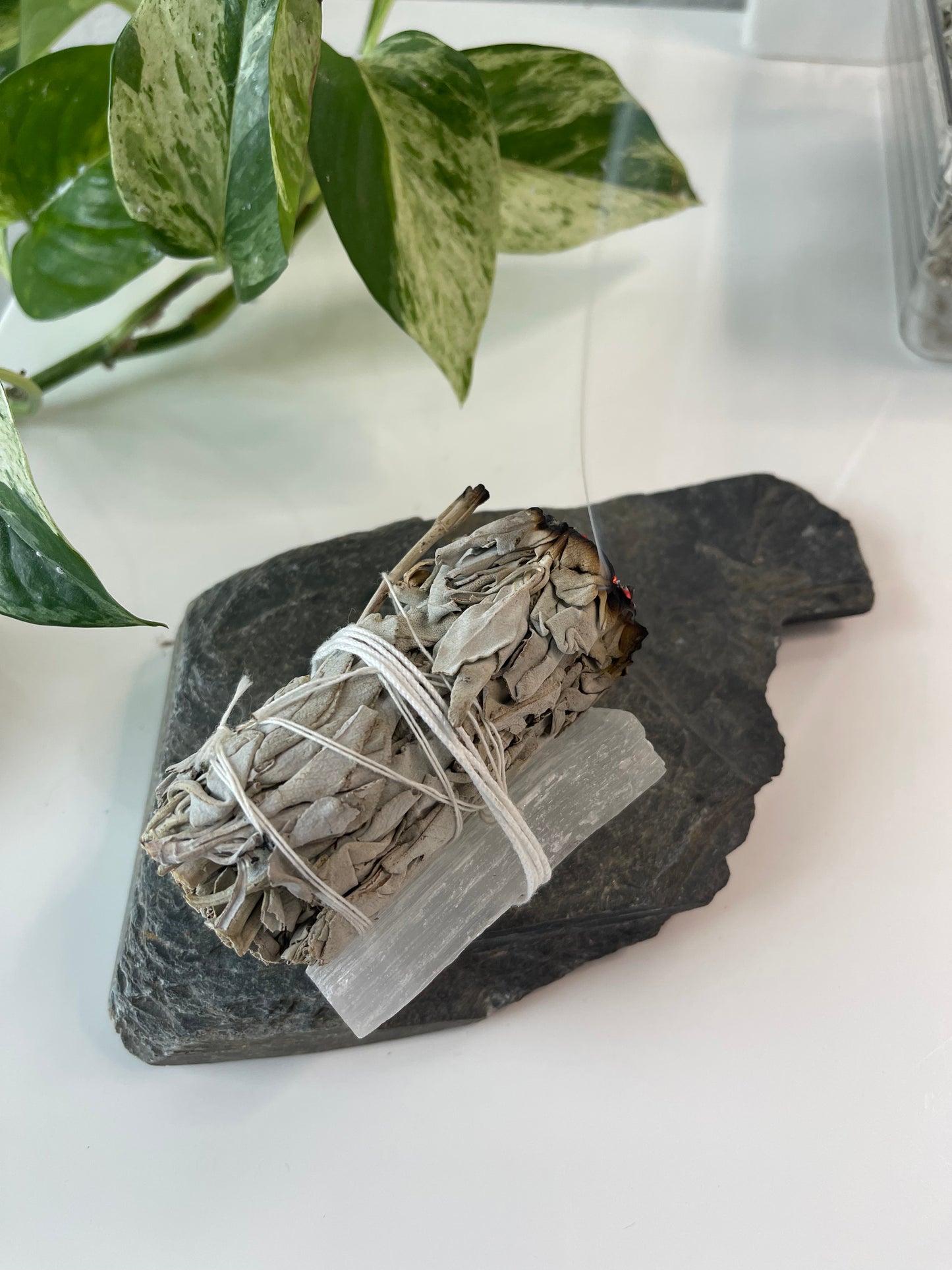 Sage + Selenite